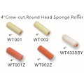 Textured Foam Paint Roller Crew-cut,Round Head Mini Sponge Roller Manufactory